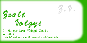 zsolt volgyi business card